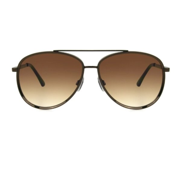 NEW Foster Grant Premium Women's Aviator Sunglasses, Bronze - Picture 1 of 8